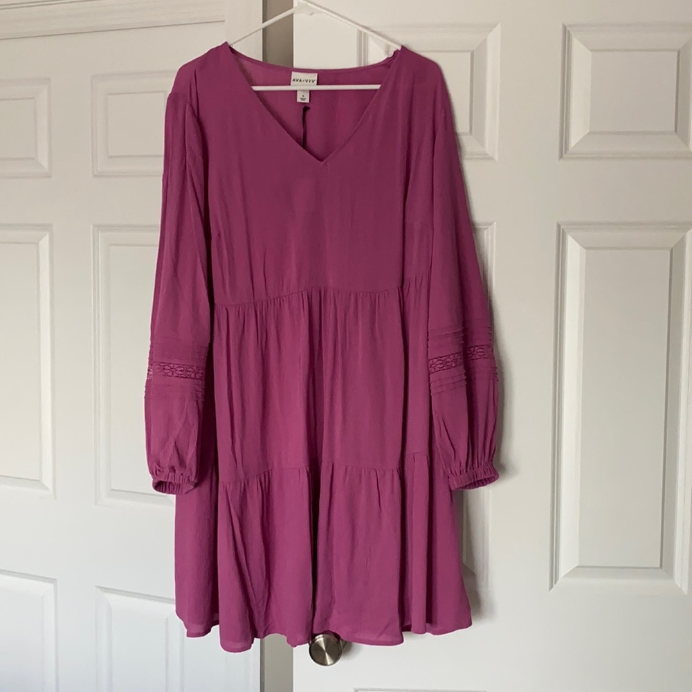 Purple dress